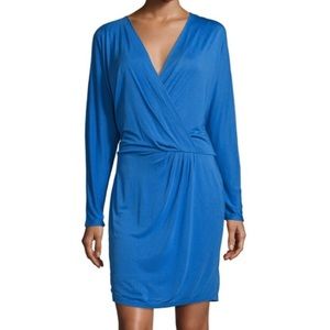 $10 OFF TODAY!! 
NWT Designer Cobalt blue ruched jersey dress